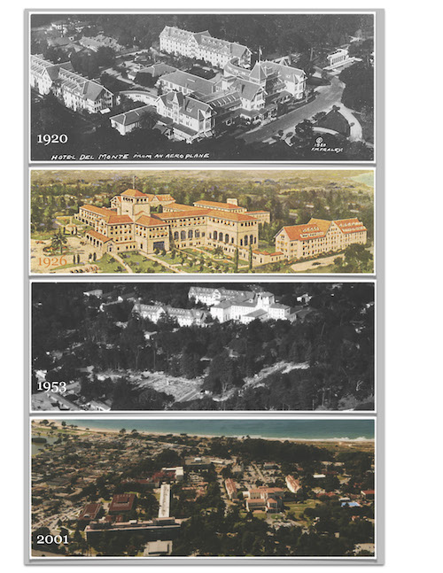 Aerial photos from 1920 to 2001