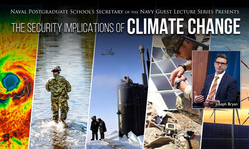 Pentagon Senior Climate Advisor Delivers Talk on Security, Climate Change in Latest SGL 