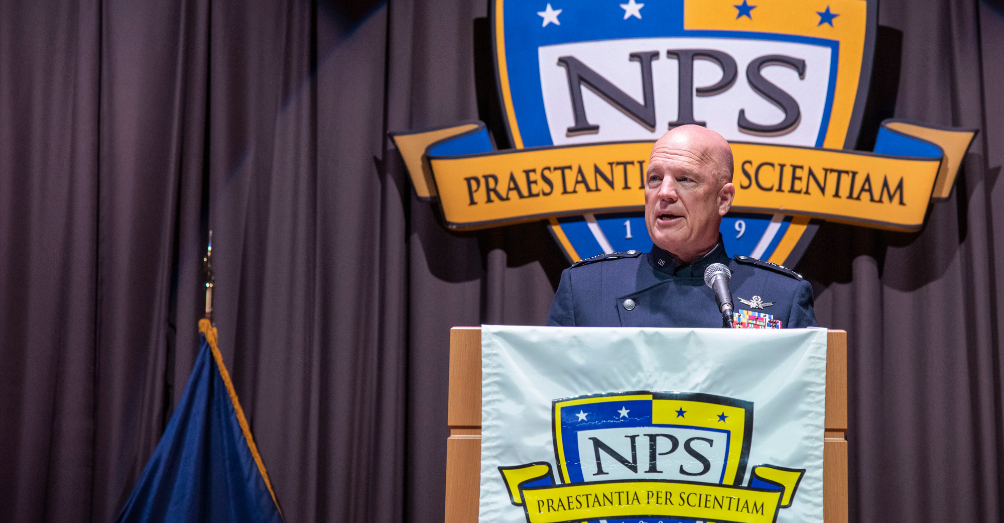 Chief of Space Operations Congratulates NPS Spring Quarter Graduates