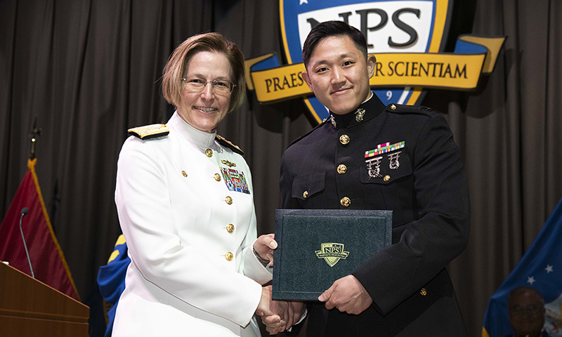 NAVIFOR Commander Encourages NPS Spring Quarter Graduates