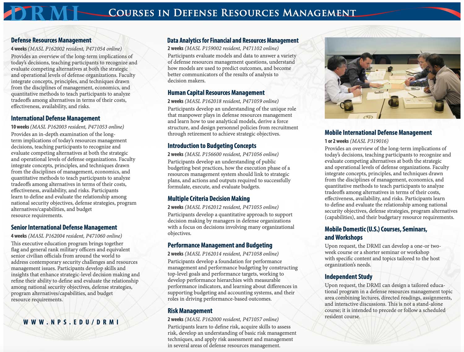 Course In Defense Resources Management
