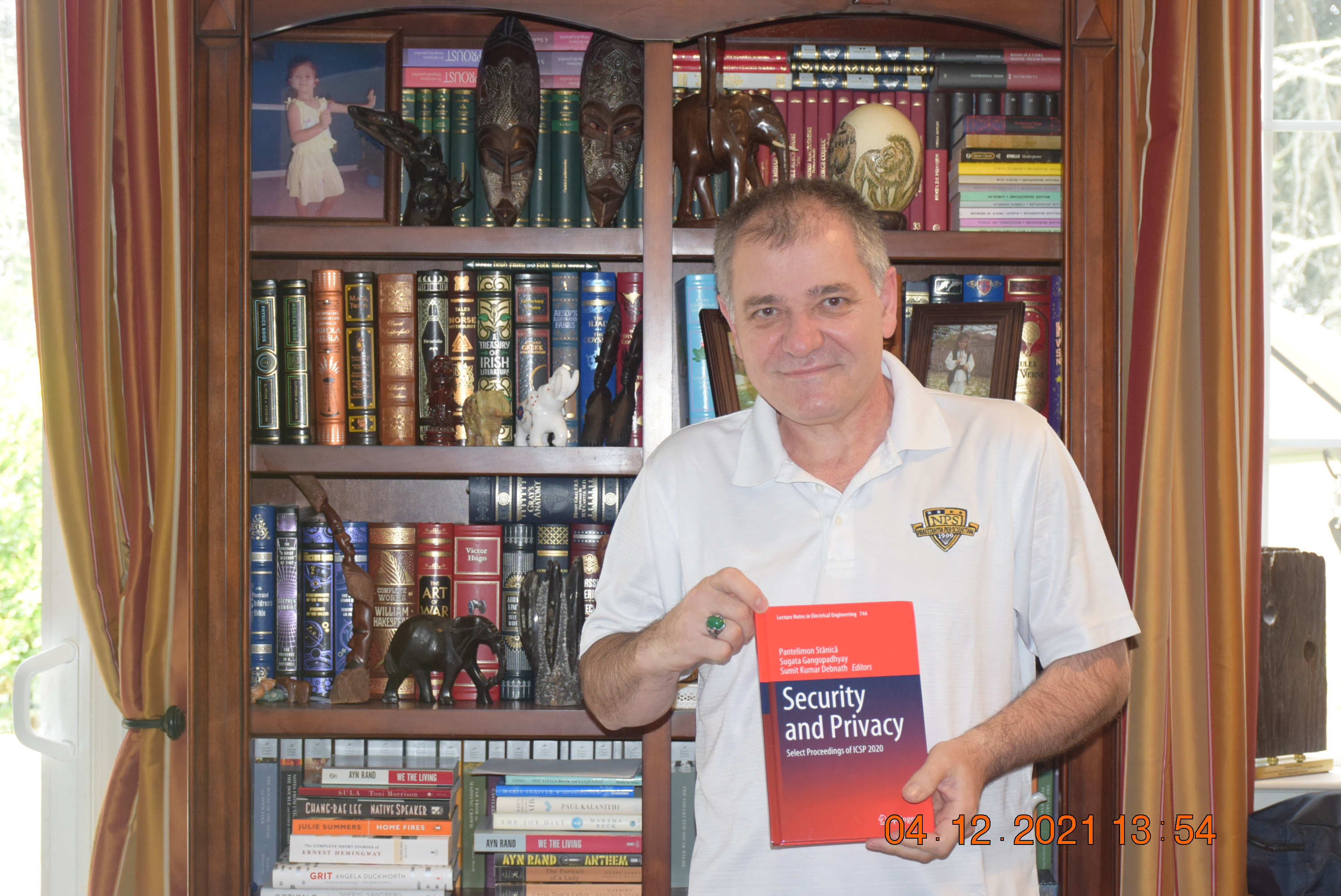 Professor Pante Stanica new book, Security and Privacy 