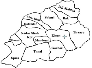 Khost Map