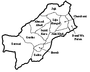 Paktya map