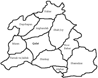 Zabul Map