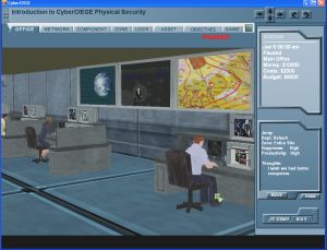 cybersecurity video game screen shot