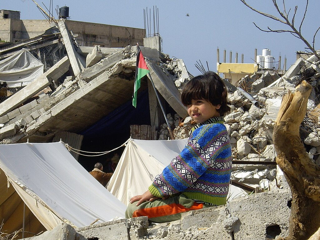 Gaza war 2008 to 2009, by DYKT Mohigan, 17 February 2009, via Wikimedia Commons