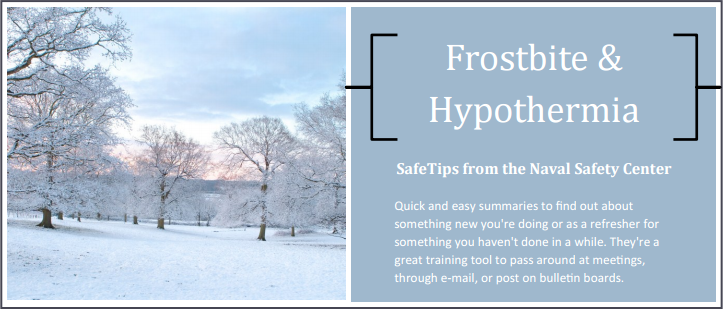 Frostbite and Hypothermia