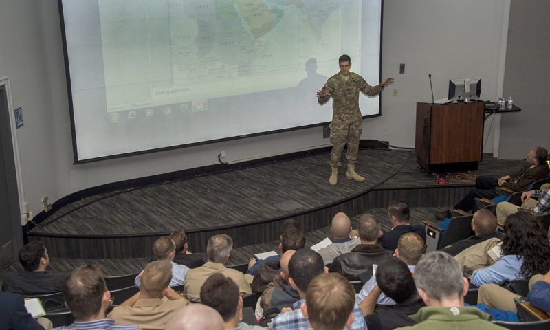 New CENTCOM Commander Offers Insights to NPS Students
