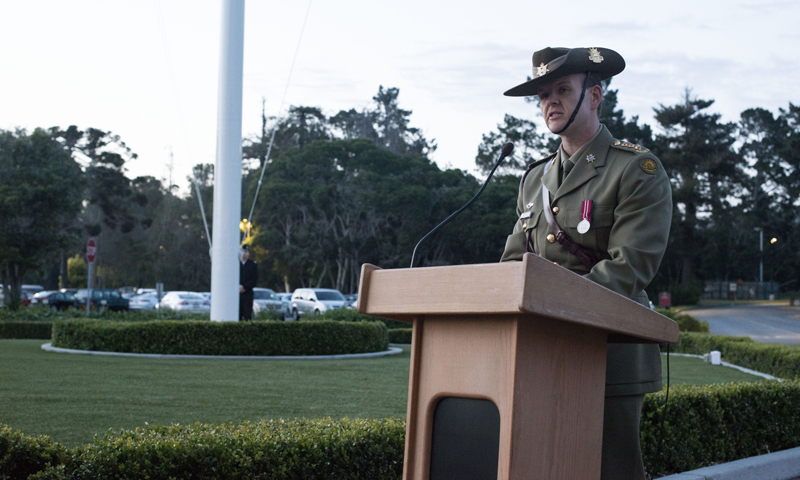 NPS, NSAM Community Honors ANZAC Day