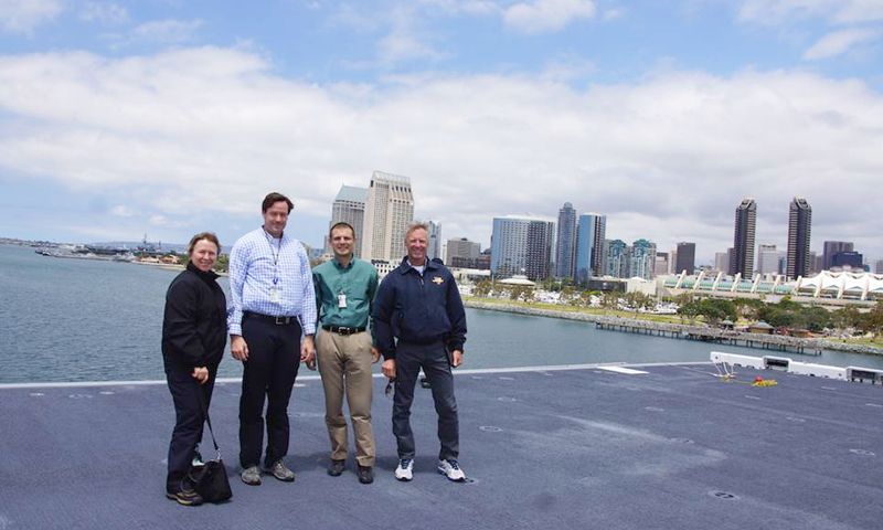 Faculty Experience Life at Sea Aboard USS America