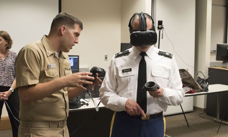 MOVES Open House Spotlights Student Research in Modeling, Virtual Environments