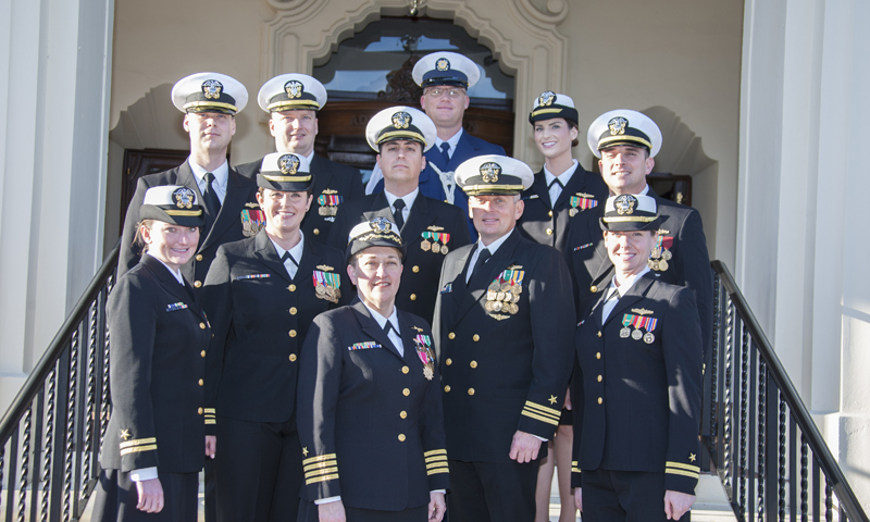 Capt. Rebecca Stone Honored for 30 Years of Naval Service