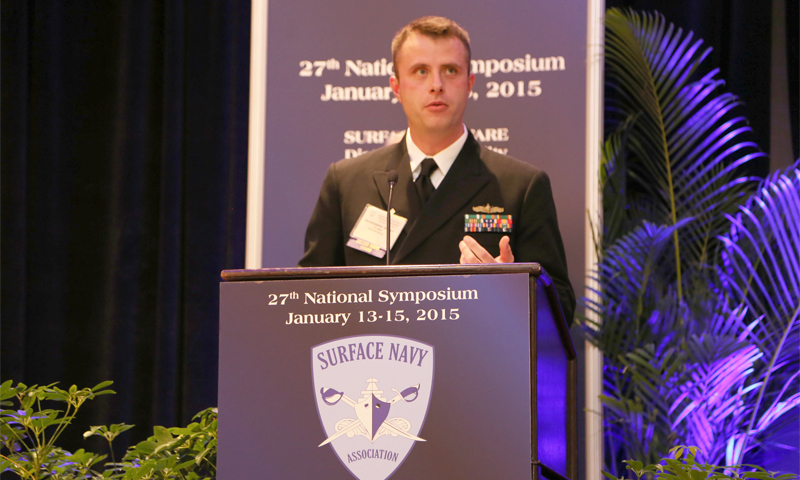 Student Honored with Surface Navy Association's Arleigh Burke Award