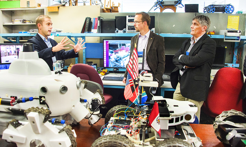 CRUSER Expo Showcases University Research in Robotics