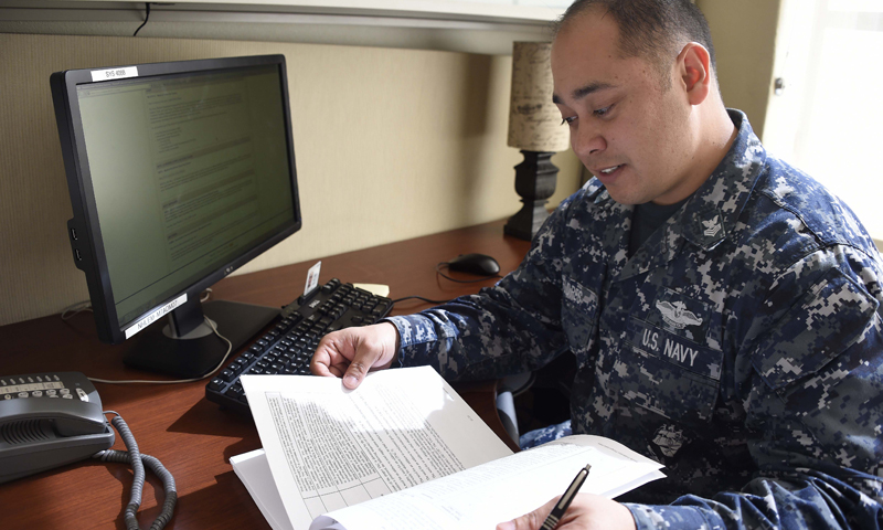 Navy Medical Administrative Unit Opens Office in Herrmann Hall