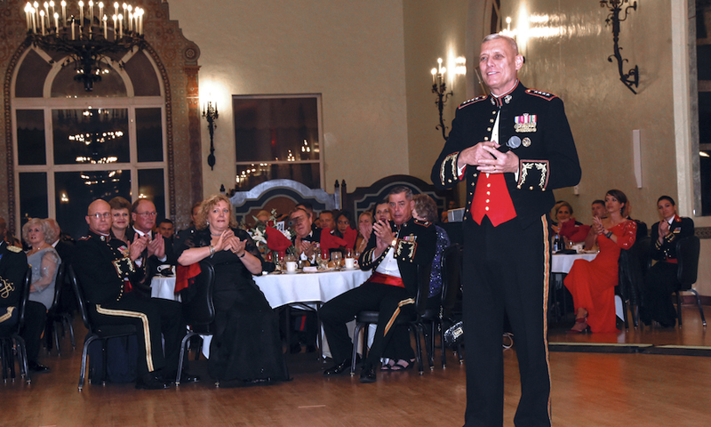 Assistant Commandant Joins NPS Marines in Celebrating 240 Years