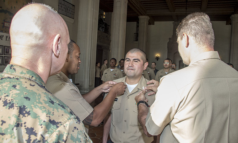 NPS Sailor Promotes Through Meritorious Advancement Program