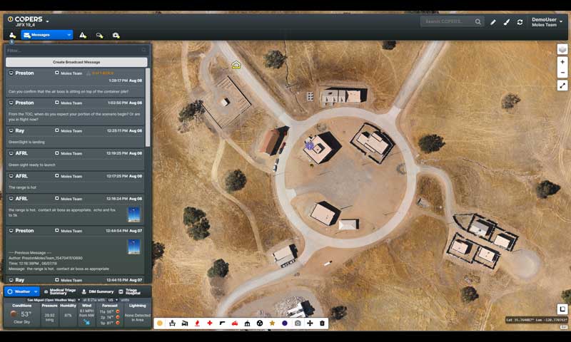 NPS, Air Force Research Lab Use JIFX to Improve Situational Awareness Tool