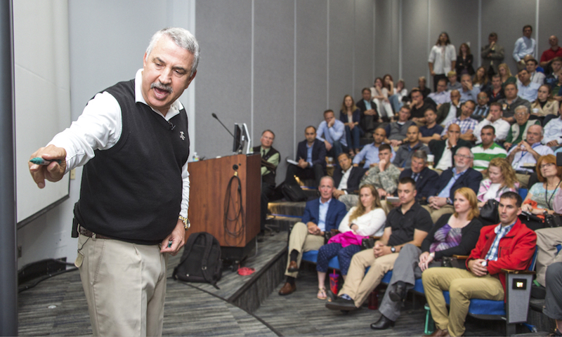 Celebrated Author, Journalist Thomas Friedman Guest Lectures at NPS