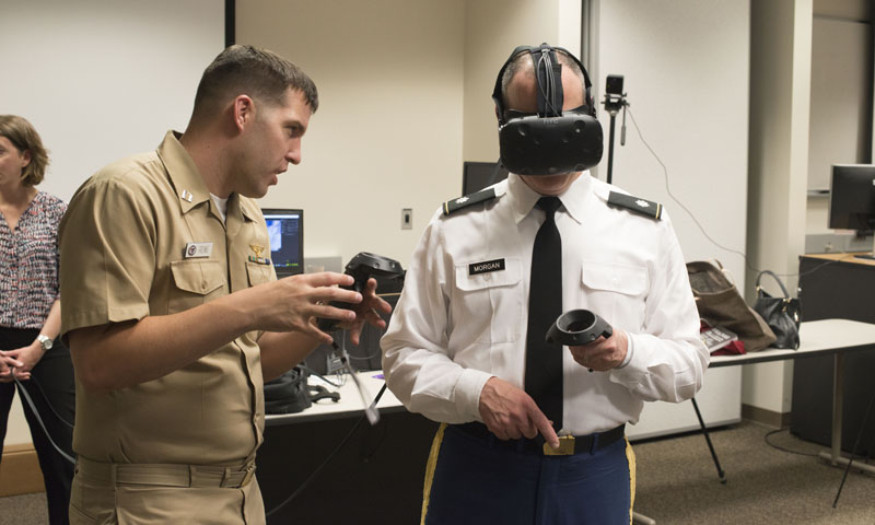 MOVES Open House Spotlights Student Research in Modeling, Virtual Environments