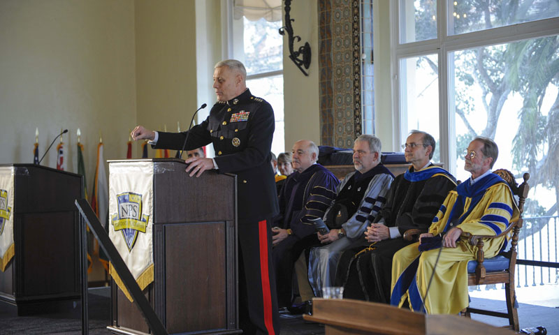 Assistant Commandant of the Marine Corps Honors Fall Quarter Graduates
