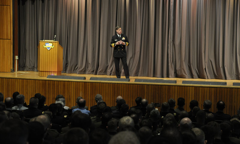 Vice Chief of Naval Operations Visits Naval Postgraduate School Students