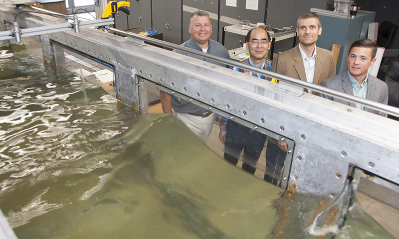 Student-Designed Wave Generator Gives Old Research Tank New Life