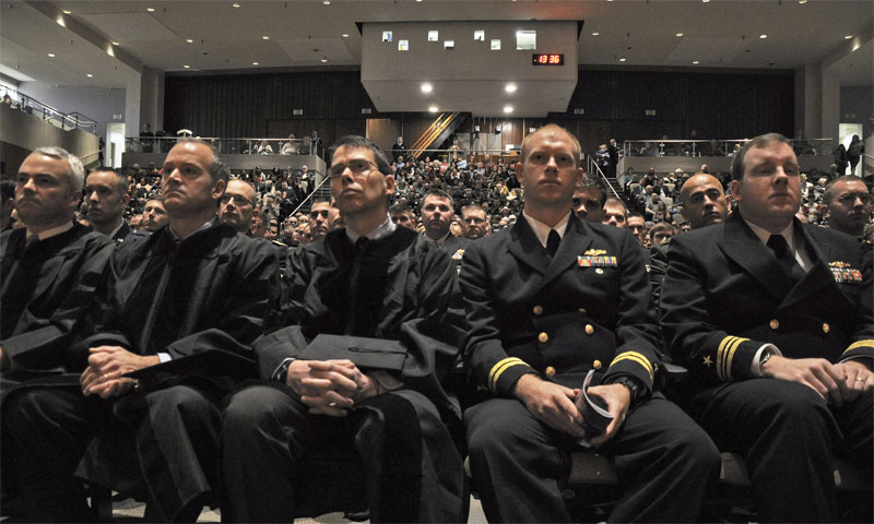 Former Chairman of the Joint Chiefs, CNO Keynotes Fall Graduation