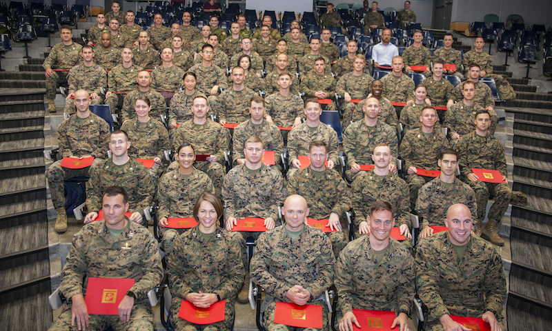 Large Class of NPS Marines Complete EWS, CSC Programs