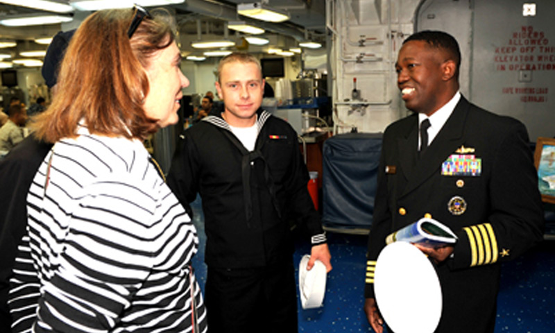 NPS Alumnus Serves as XO, Future CO, of Navy’s Flagship Amphib