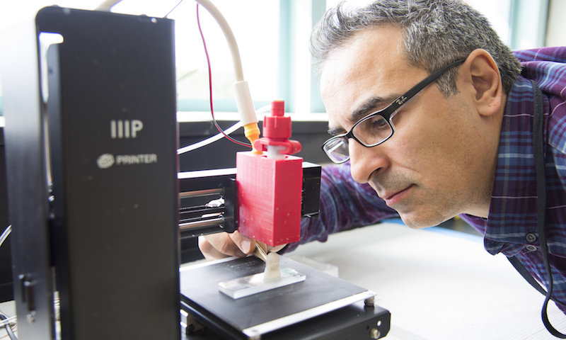 NPS researcher explores 3D printing with extremely viscous materials
