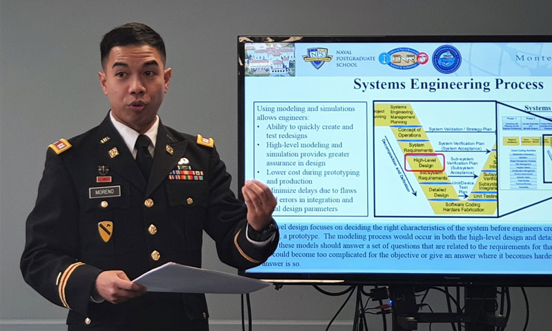 Army student’s systems engineering research goes global