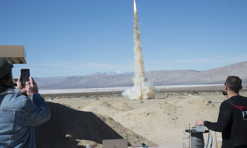 NPS Marine Corps students build, launch comms rocket