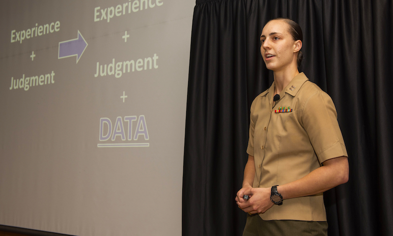 Marine’s thesis honored with multiple student awards