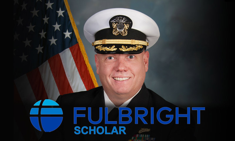 U.S. Navy Cmdr. Thor Martinsen is the first NPS Permanent Military Professor to be selected for the Fulbright Scholarship Award