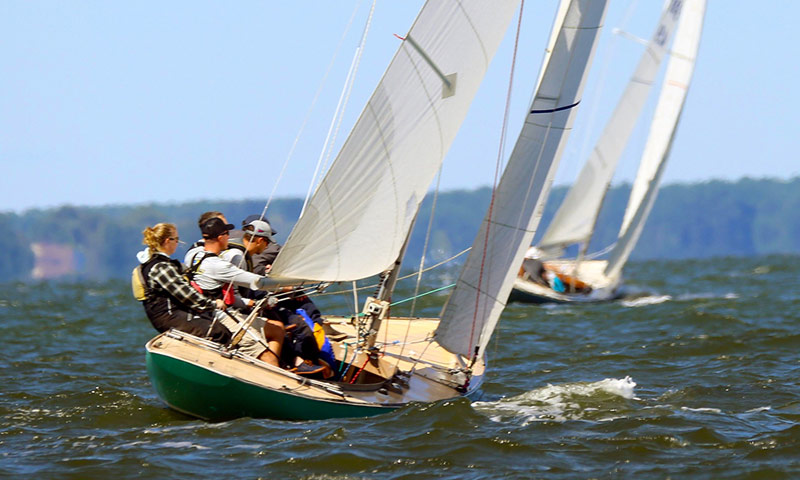 NPS Foundation Yacht Club members compete in the 2021 Shields Class National Championship Regatta