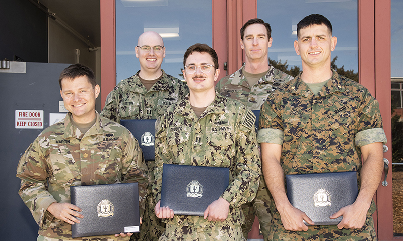 Naval War College Monterey Recognizes Summer Quarter Top Students 