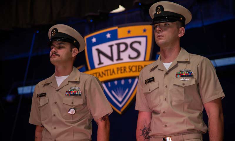Naval Postgraduate School Pins Three Sailors As Chief Petty Officers