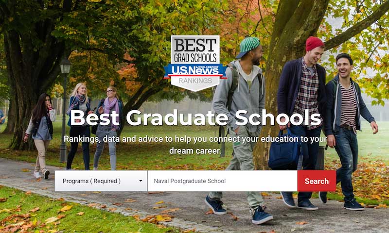 NPS Scores High Marks in Annual Grad School Rankings, Again