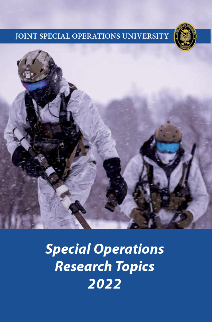 Special Operations Research Topics 2022