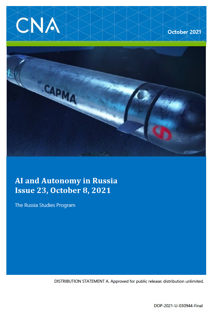 AI and Autonomy in Russia Update