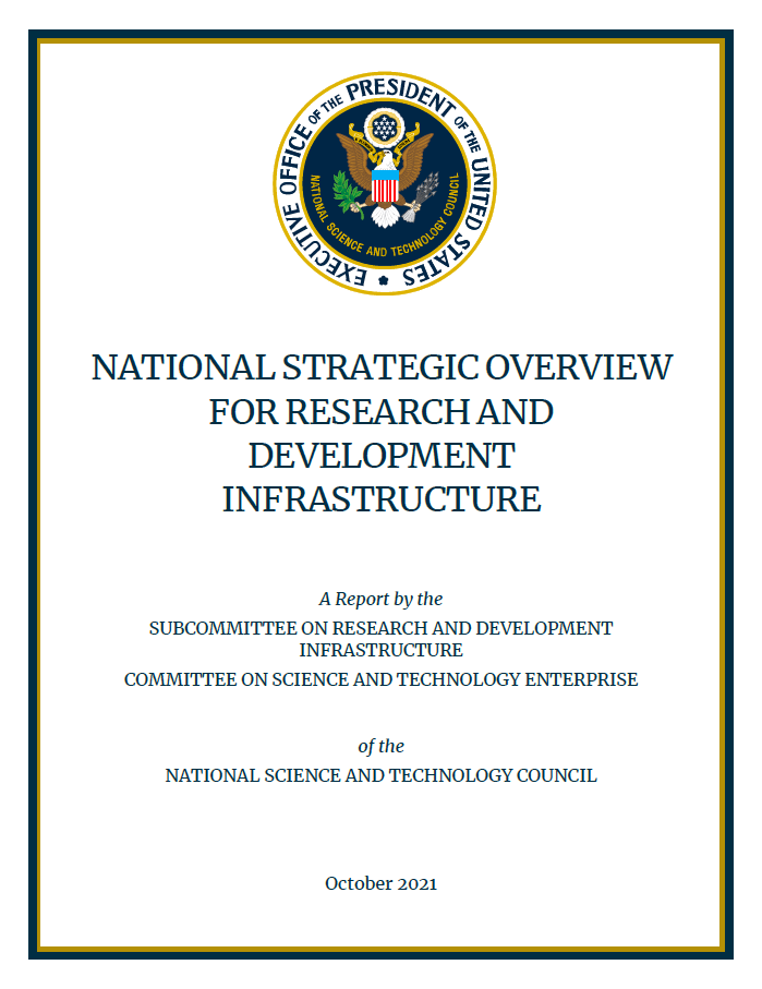 New National Strategic Overview for R&D Infrastructure