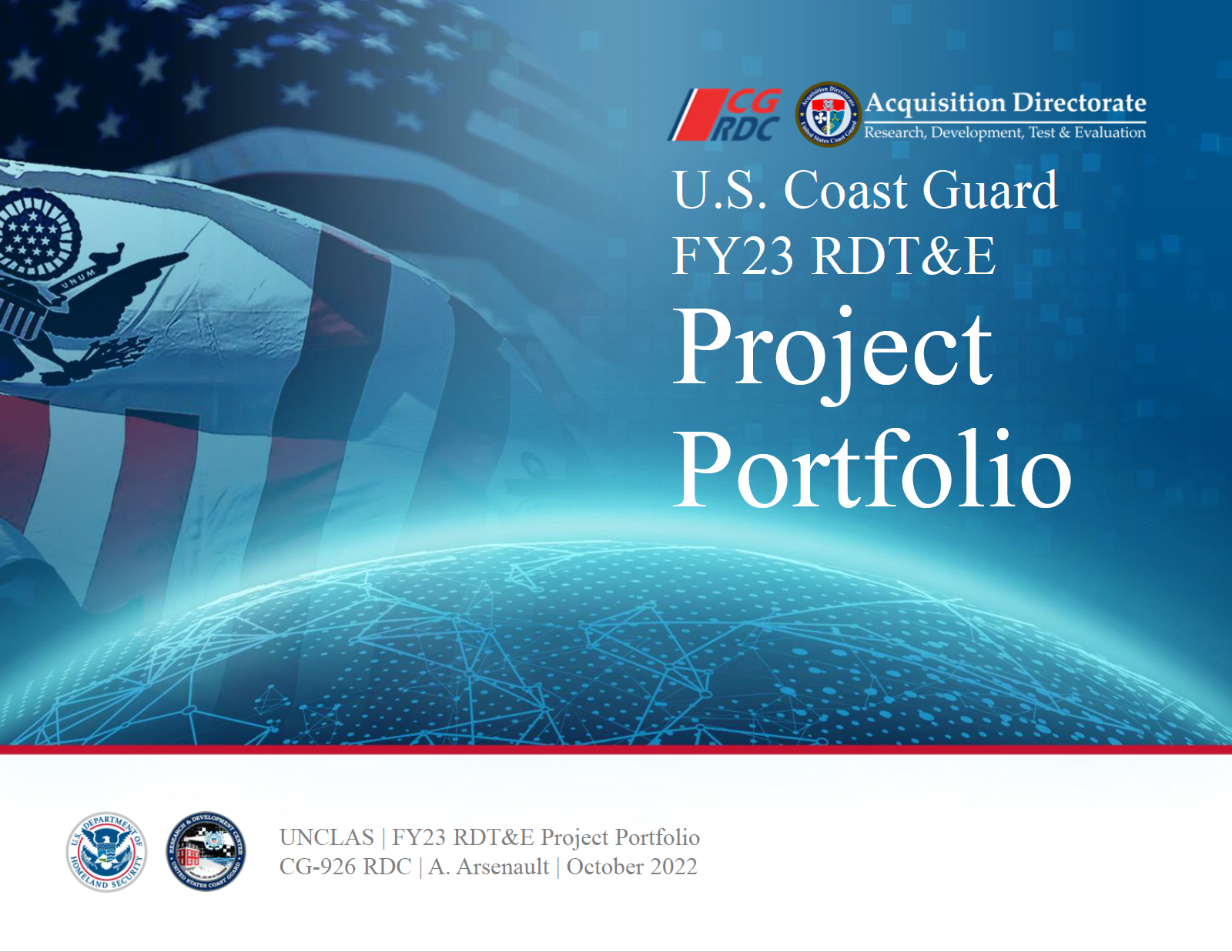 U.S. Coast Guard RDT&E Project Portfolio for FY23